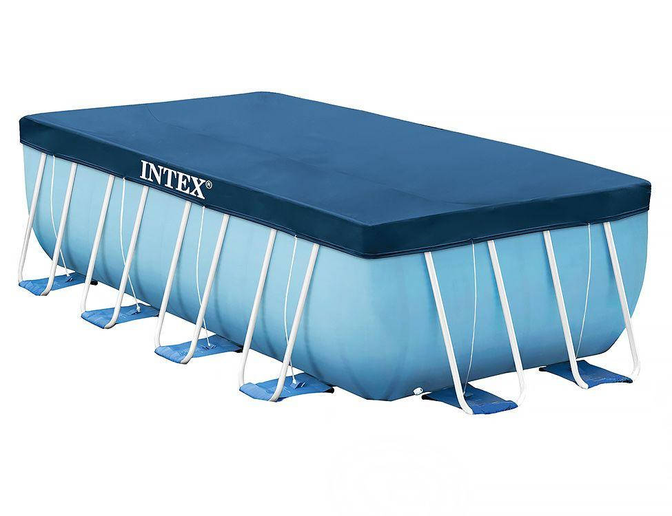 

Тент для прямоугольного каркасного бассейна INTEX 400х200 см