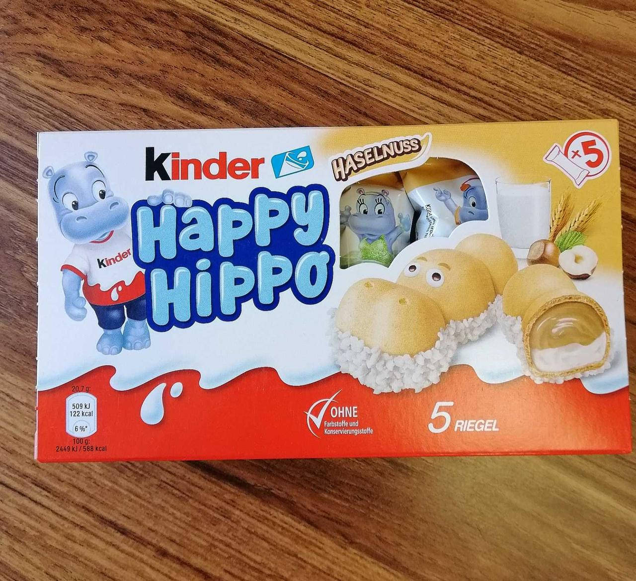 

Kinder Happy Hippo Haselnuss