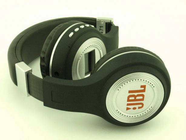 

Наушники беспроводные bluetooth microSD FM MP3 471 Black, Черный
