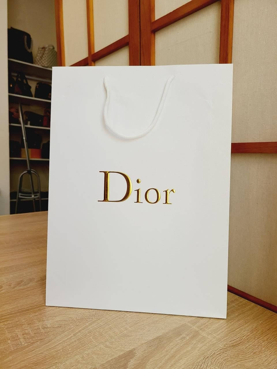 

Подарочный пакет Dior вертикаль, mахi