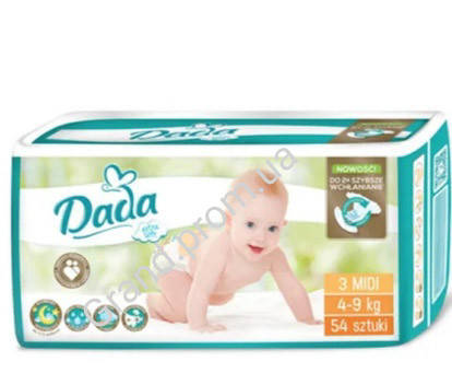 

Подгузники памперсы для детей дада Dada soft 3 54 штук 4-9 кг