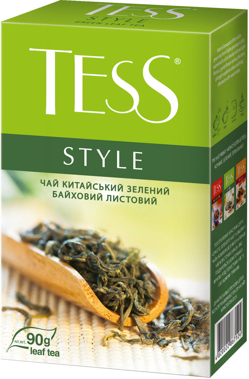 

/Чай зеленый 90г лист Style TESS
