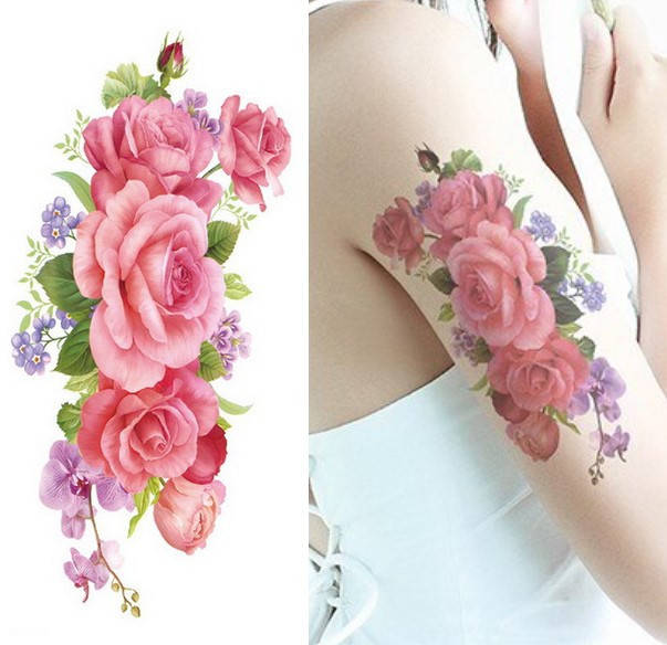 

Временное водостойкое тату, наклейка, 19x9 см