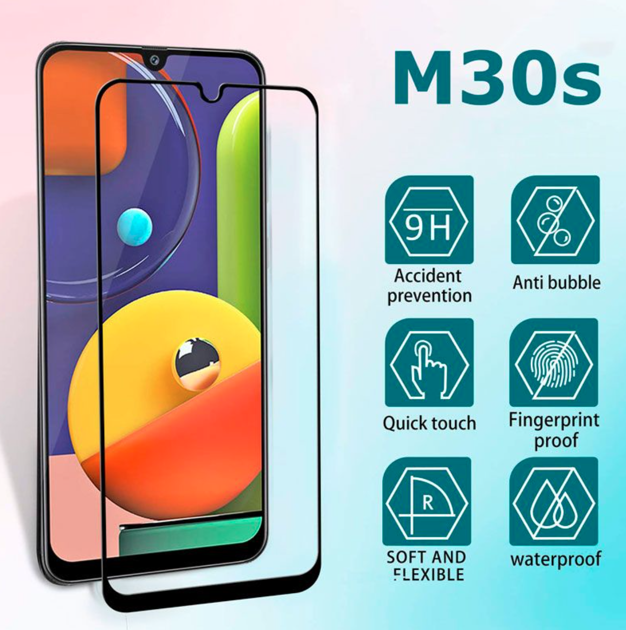 

Защитное стекло 3D Samsung Galaxy M30S (Самсунг Галакси М30с)