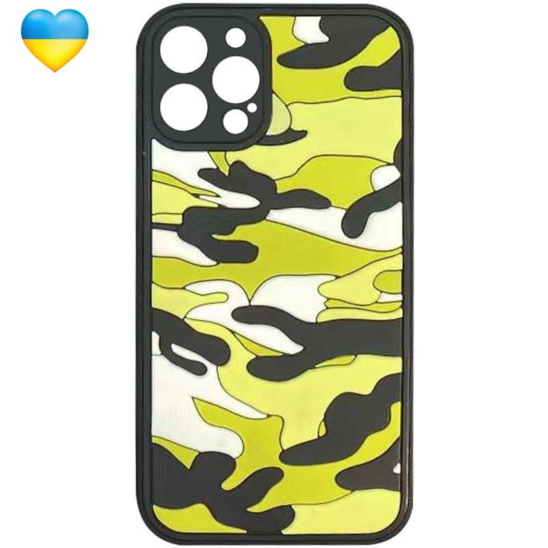 

Чехол бампер с защитой камеры для Apple iPhone 13 Pro Max (6.7") / накладка на айфон 13 про макс, Желтый