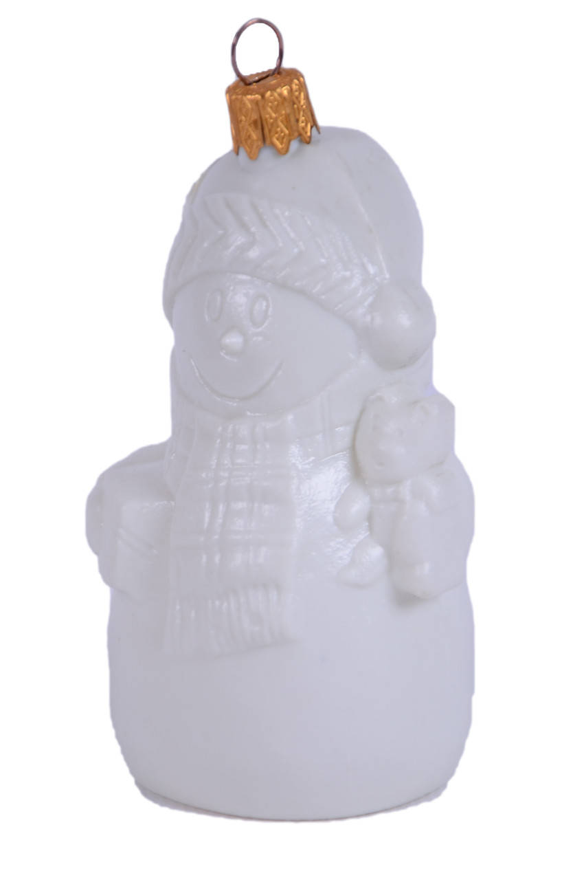

Пластиковая игрушка на елку "Снеговичок" |заготовка для декора | под покраску | для декупажа