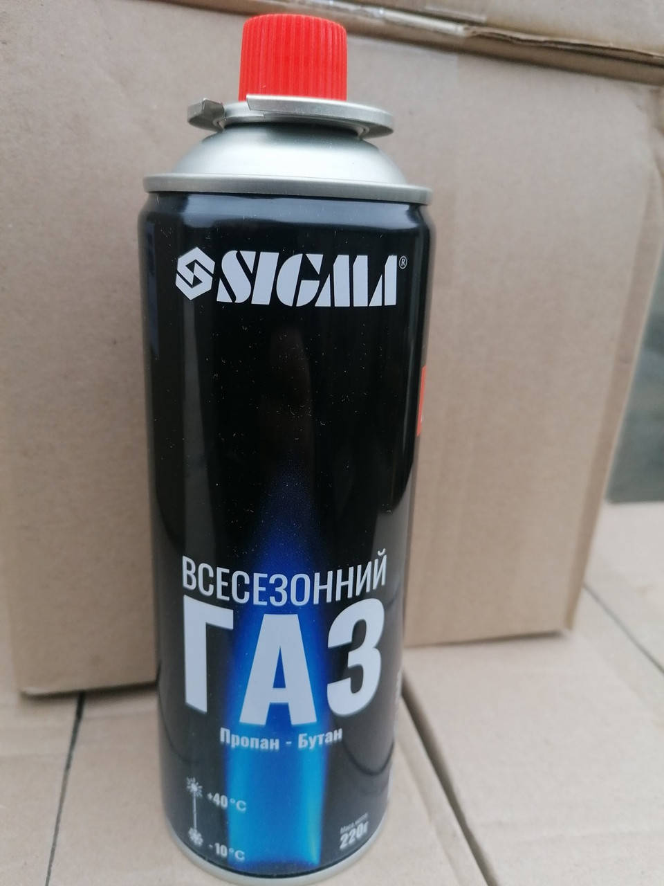

Газ Sigma в баллончиках