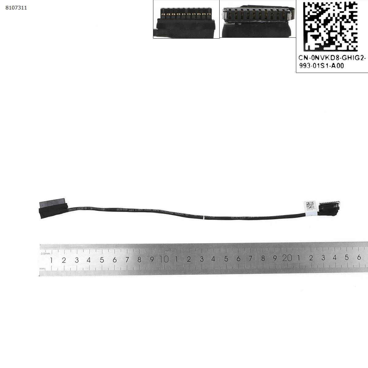 

Кабель подключения батареи для Dell Latitude E5480 E5490 E5491 E5495, 0NVKD8 DC02002NX00