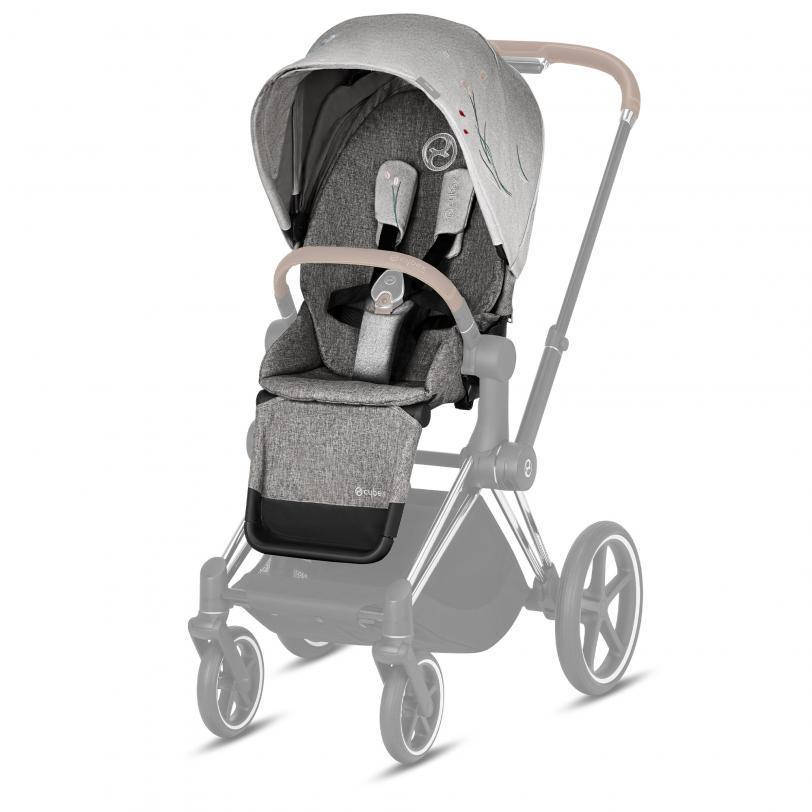 

Чехол тканевый для прогулочного блока Cybex Priam Koi mid grey, Серый