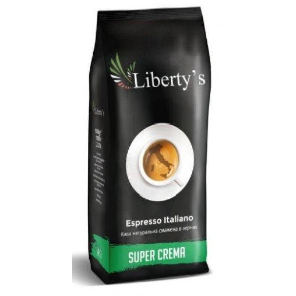 

Кофе зерновой Liberty`s Super Crema, 1000г