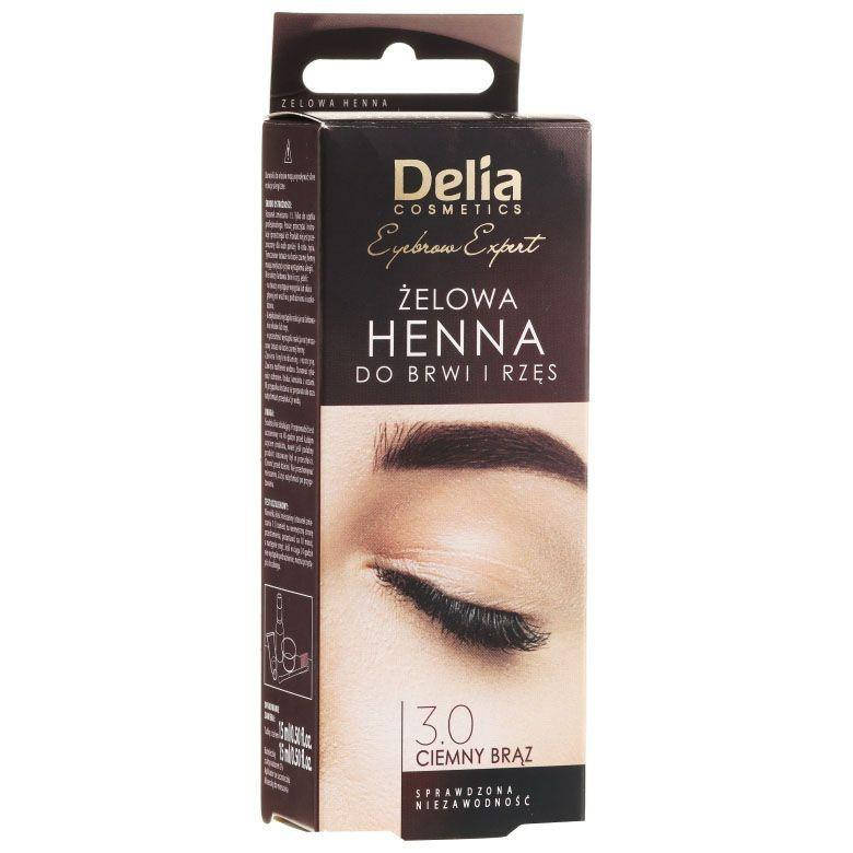 

Гель-краска для бровей и ресниц Delia 3.0 темно-коричневая, 2x15мл