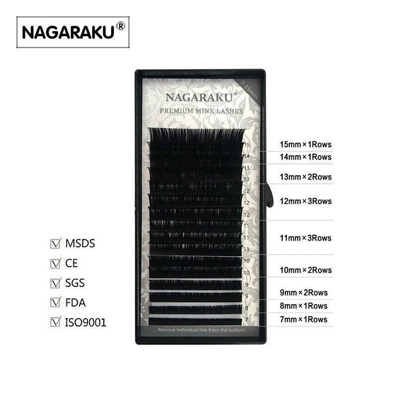 

Ресницы Nagaraku черные Mix