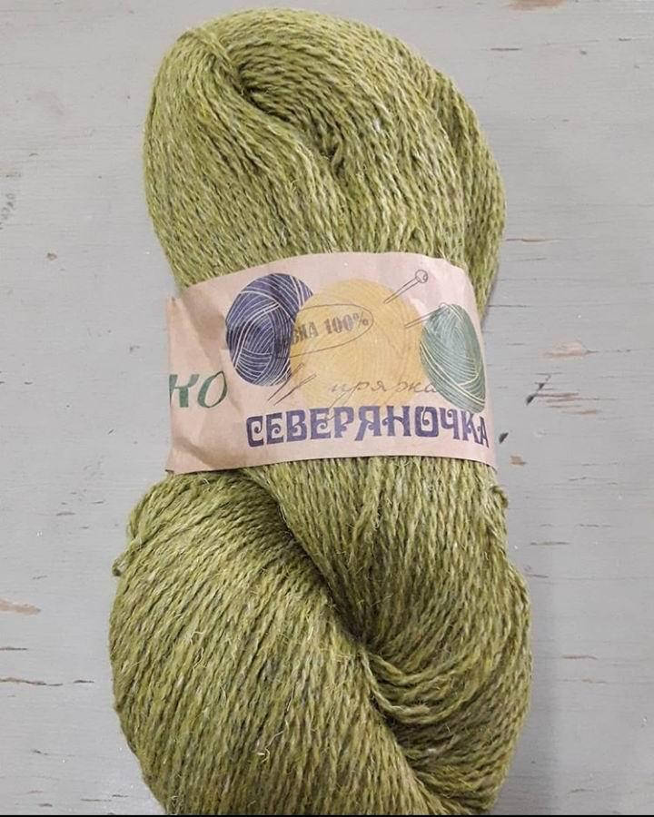 

Пряжа "Северяночка" Салатовий, Салатовый