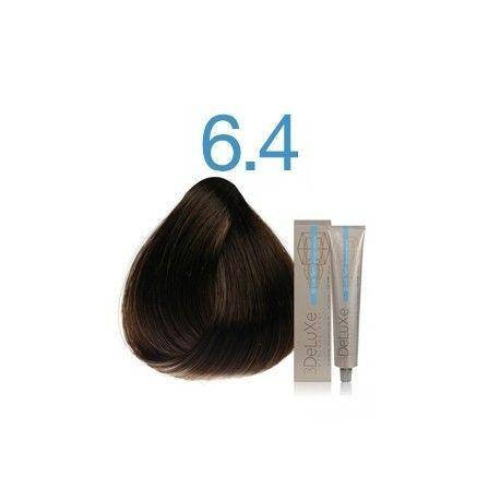 

Стойкая крем-краска 3DeLuXe professional № 6-4 - тёмный блондин медный, 100 мл