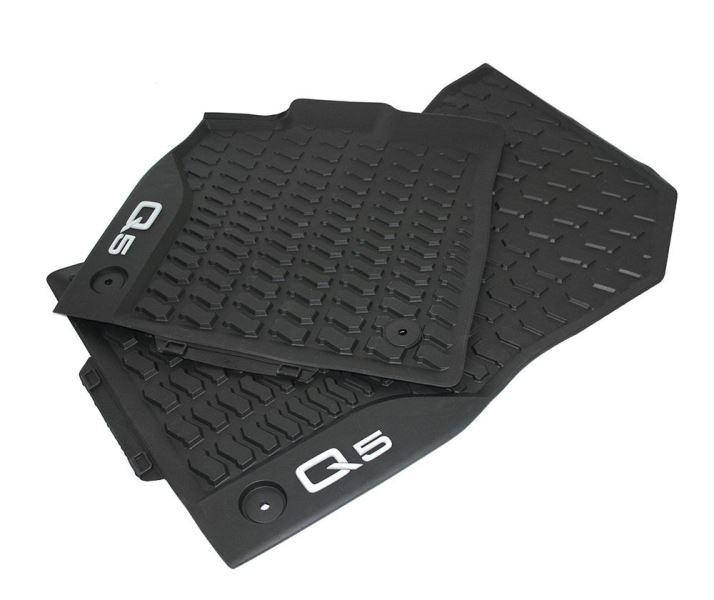 

Коврики Audi Q5 II (FY) с 2017-, передние резиновые в салон оригинальные (80B061501041), Черный