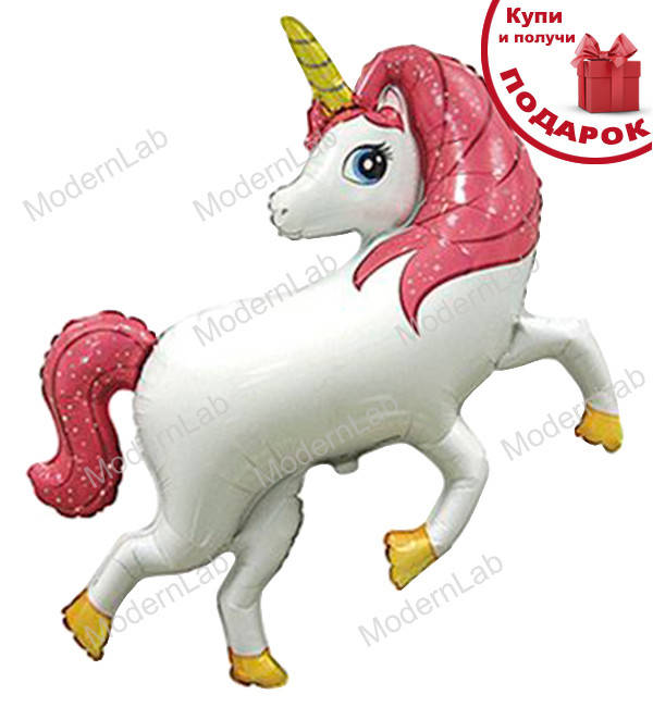 

Воздушные шарики "Единорог", Испания, размер - 105*101 см, Белый
