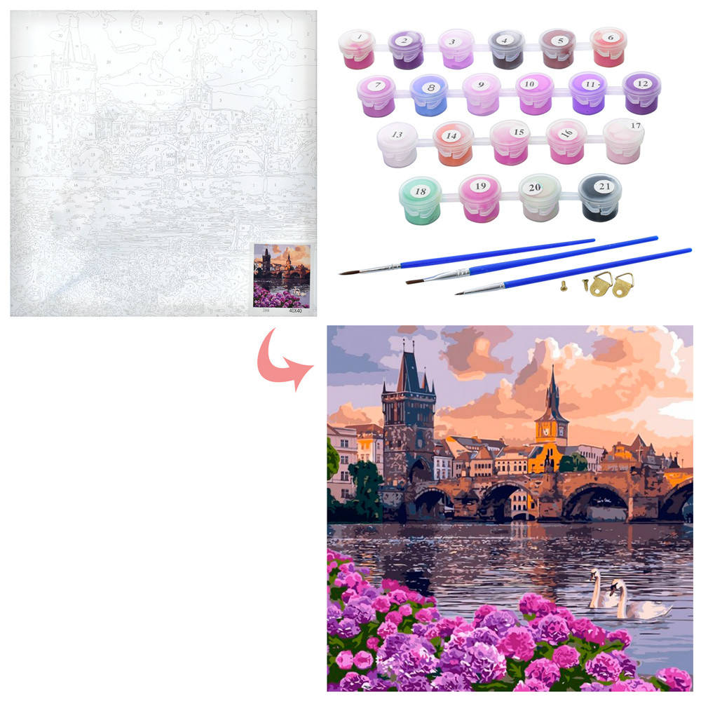 

Картина по номерам MK 4650-5, 40х40