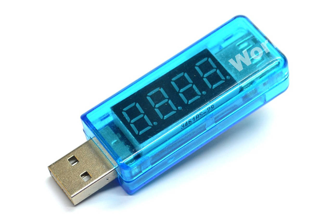 

USB тестер (вольтметр, амперметр) 3,5 - 7V, 3А