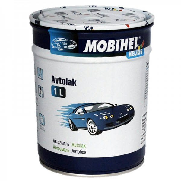 

Автомобильная алкидная эмаль MOBIHEL 000 Черный матовый 1л.