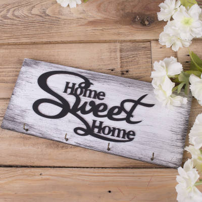 

Ключница "Home sweet home", Белый