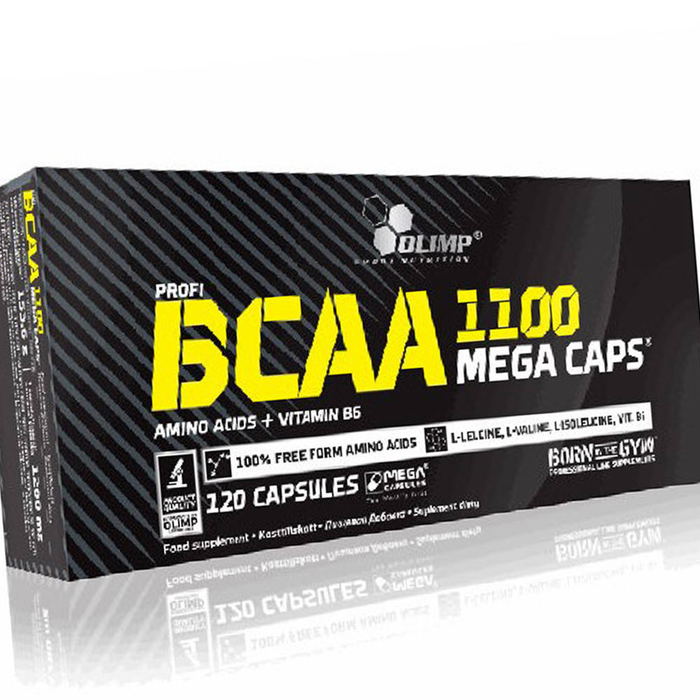 

Всаа в капсулах Бсаа Olimp BCAA Mega 1100 120 капс