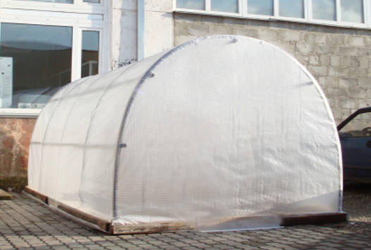 

Чехол из армированной пленки для теплиц 3×2×6 (Без дверей) 8лет, Красный