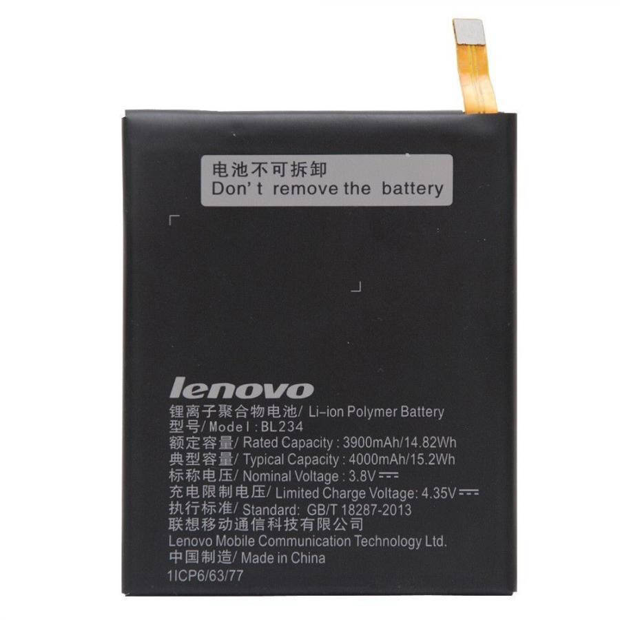 

Аккумулятор для Lenovo BL234 A5000 5", P70, P90, S60T, P1m оригинал (Китай) тех.уп.