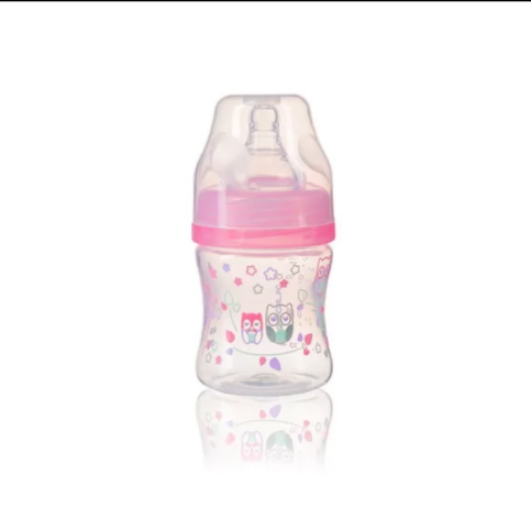 

Антиколиковая бутылочка с широким горлышком 0+ BabyOno 120 ml Розовый