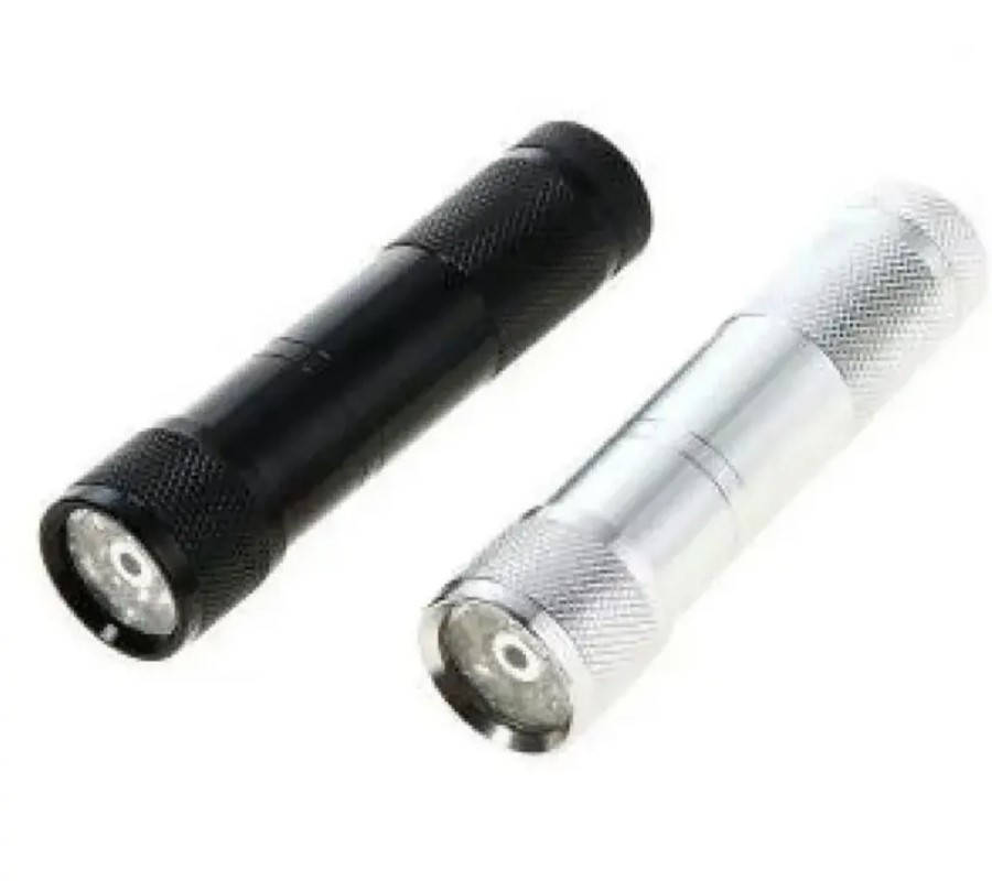 

Фонарик ручной алюминиевый 009G с 8 LED светодиодами + лазер, Разные цвета