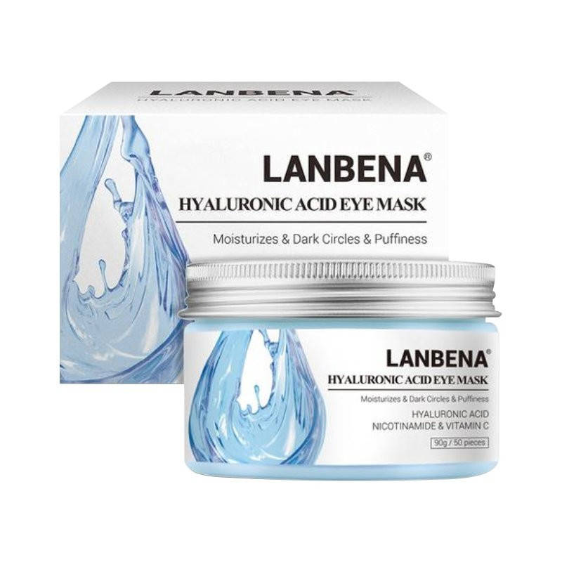 

Патчи тканевые с гиалуроновой кислотой LANBENA Hyaluronic Acid Eye Mask (50 шт.)