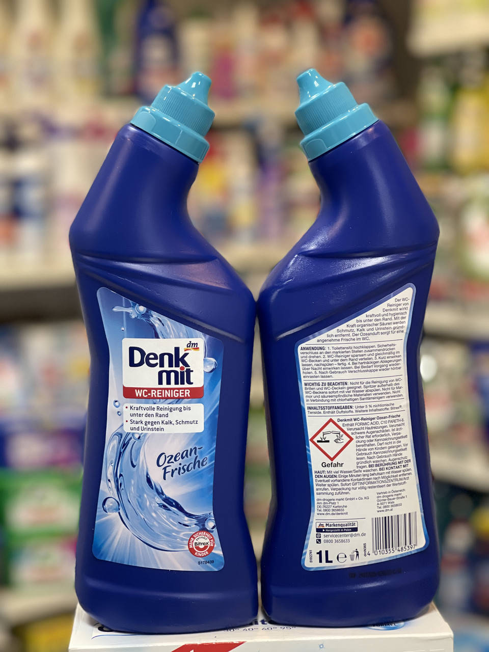 

Средство жидкое для чистки унитаза Denkmit Ozean-Frisehe 1л.