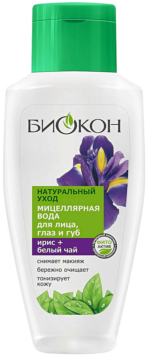 

Мицеллярная вода "Ирис + Белый чай" "Натуральный уход Умывание" Биокон