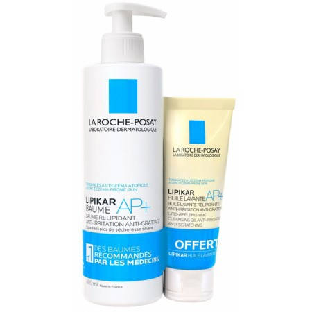 

Липидовосполняющее масло Ля Рош Посей Липикар АП+ для душа La Roche-Posay Lipikar Huile Lavante AP+ объем: 100мл масла и Бальзам Липикар АП+ М 400мл в наборе