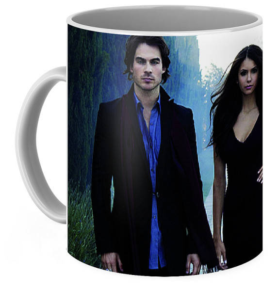 

Кружка Geek Land Дневники Вампира The Vampire Diaries на фоне природы VD.002.20, Белый