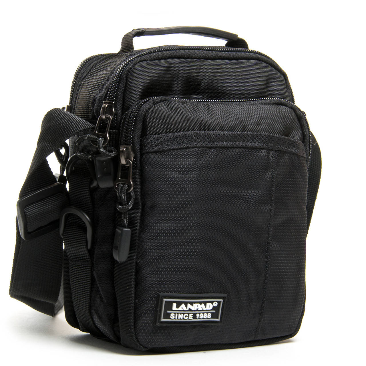 

Сумка Мужская Планшет нейлон Lanpad 51023 черная, Черный