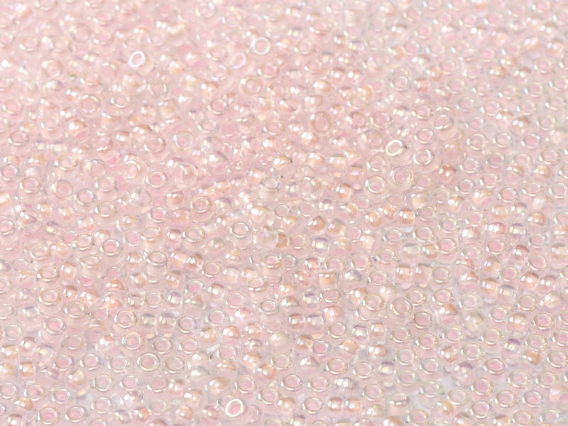 

Мiyuki 15/0 круглий 0272 Pink Lined Crystal AB
