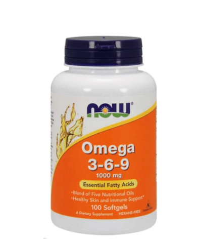 

Омега 3 6 9, Omega 3-6-9, Now Foods, 1000 мг, 100 капсул (NOW-01835)