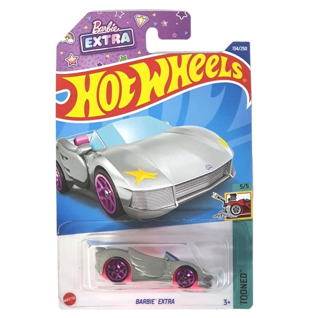 

Машинка Хот Вилс 1:64 Barbie Extra коллекция Tooned Hot Wheels Mattel HCT35