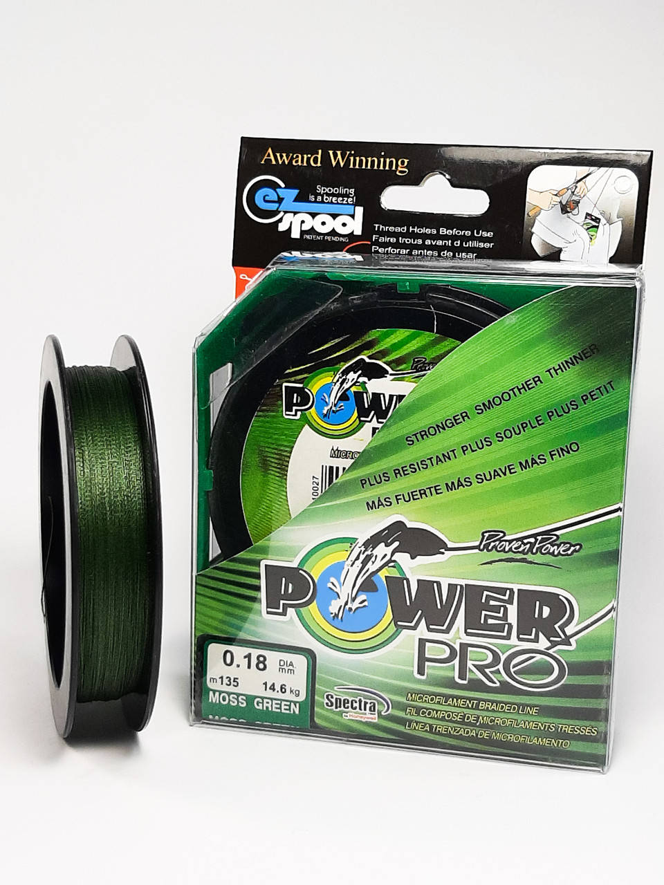 

Шнур Power Pro Green 135м. 0.18мм., Зелёный