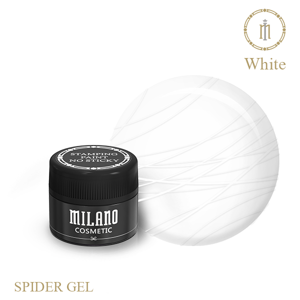 

Павутинка MILANO Spaider Gel White
