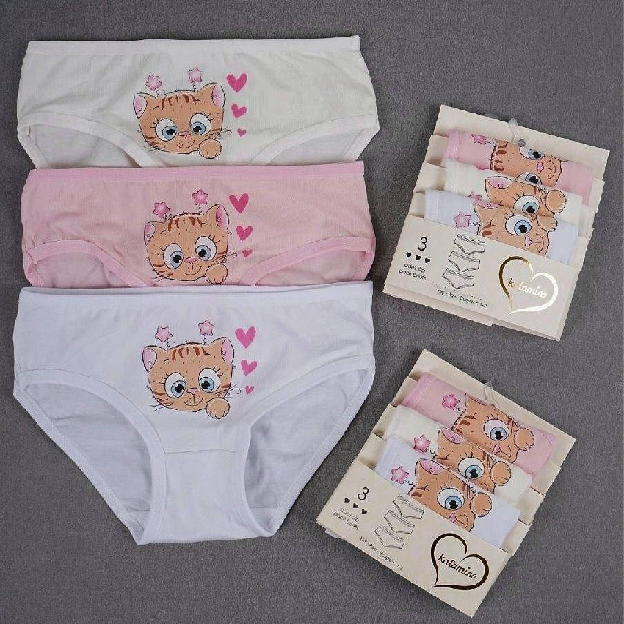 

Комплект трусиков с котиком Katamino