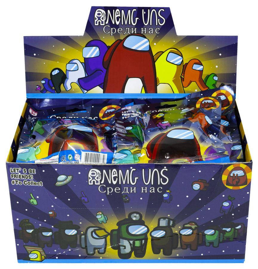 

Игрушка -брел.герой игры "Among us" -фигурка+3карточ.12вид,