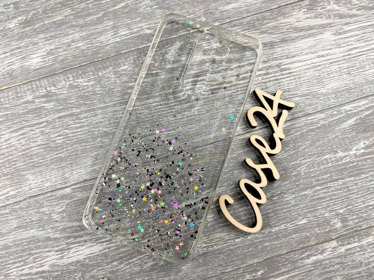

TPU чехол Star Glitter для Xiaomi Redmi Note 8 Pro прозрачный, Разные цвета
