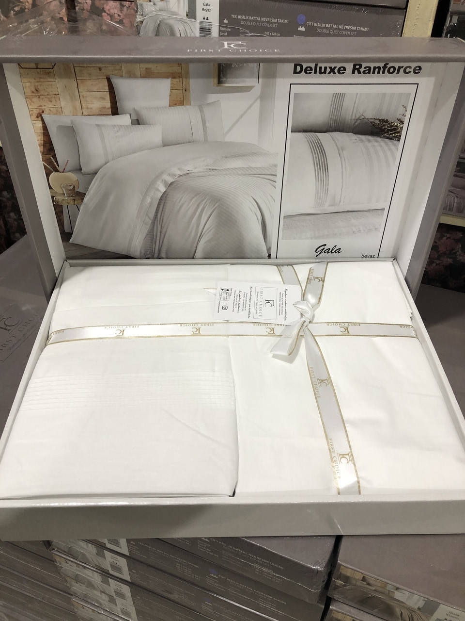 

Комплект постельного белья First Choice Ranforce Deluxe Gala Beyaz