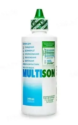 

Мультисон Раствор Multison для контактных линз по 240 мл во флак. пласт.