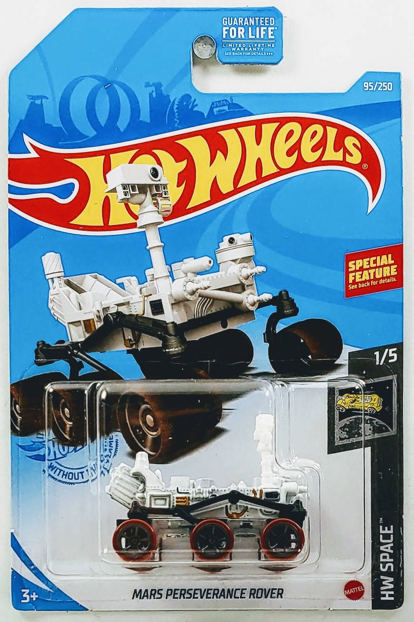 

Машинка Hot Wheels - Mars Perserverance Rover (Curiosity) - 2021 Space (#095). Mattel. Оригинал
