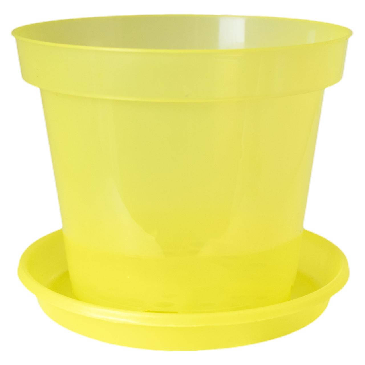 

Горшок для орхидей 13х11 см 0.9 л желтый Эталон