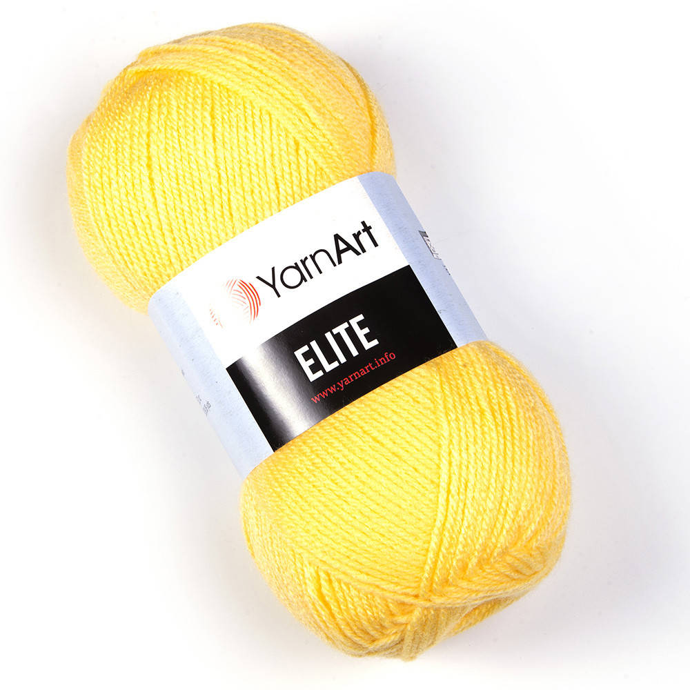 

Yarnart Elite № 216 желтый