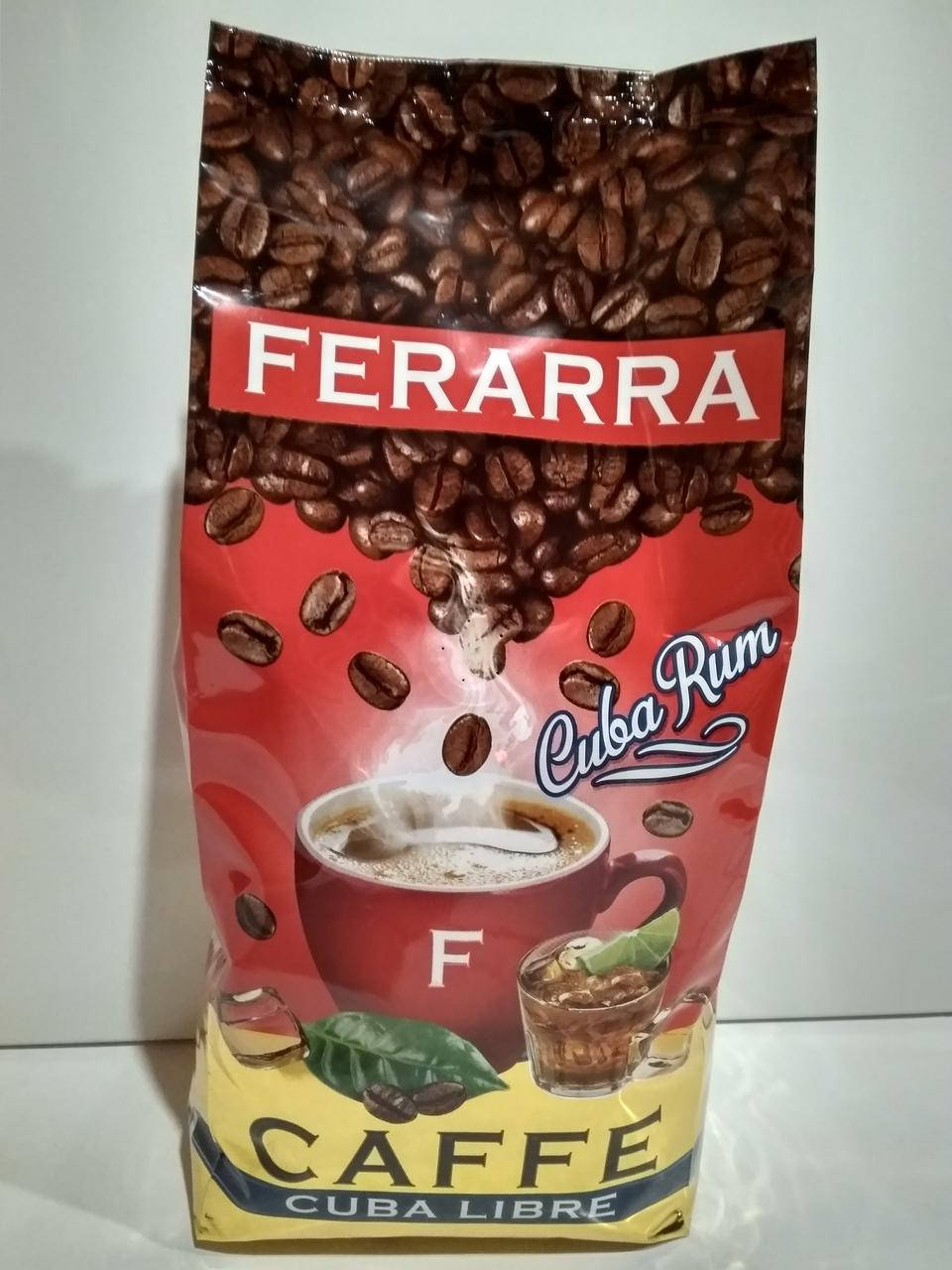 

Кофе в зернах 1 кг Ферарра Ferarra Caffe Cuba Libre с ароматом кубинского рома