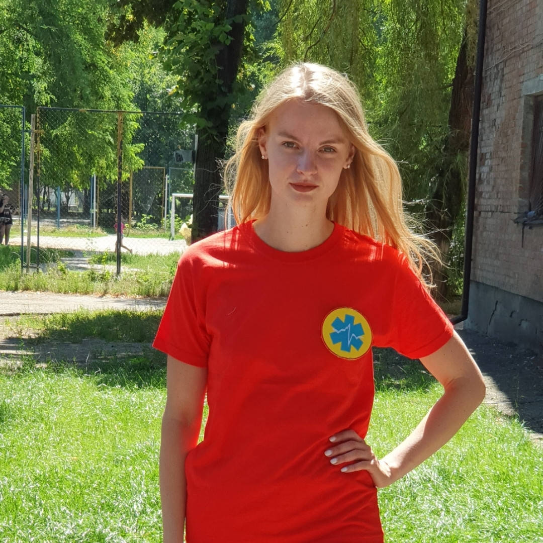 

Футболка Екстрена медична допомога, Красный